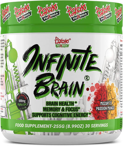 Infinite Brain Nootropic Food Supplement - Mozart's Passion Mango (30 Servings)