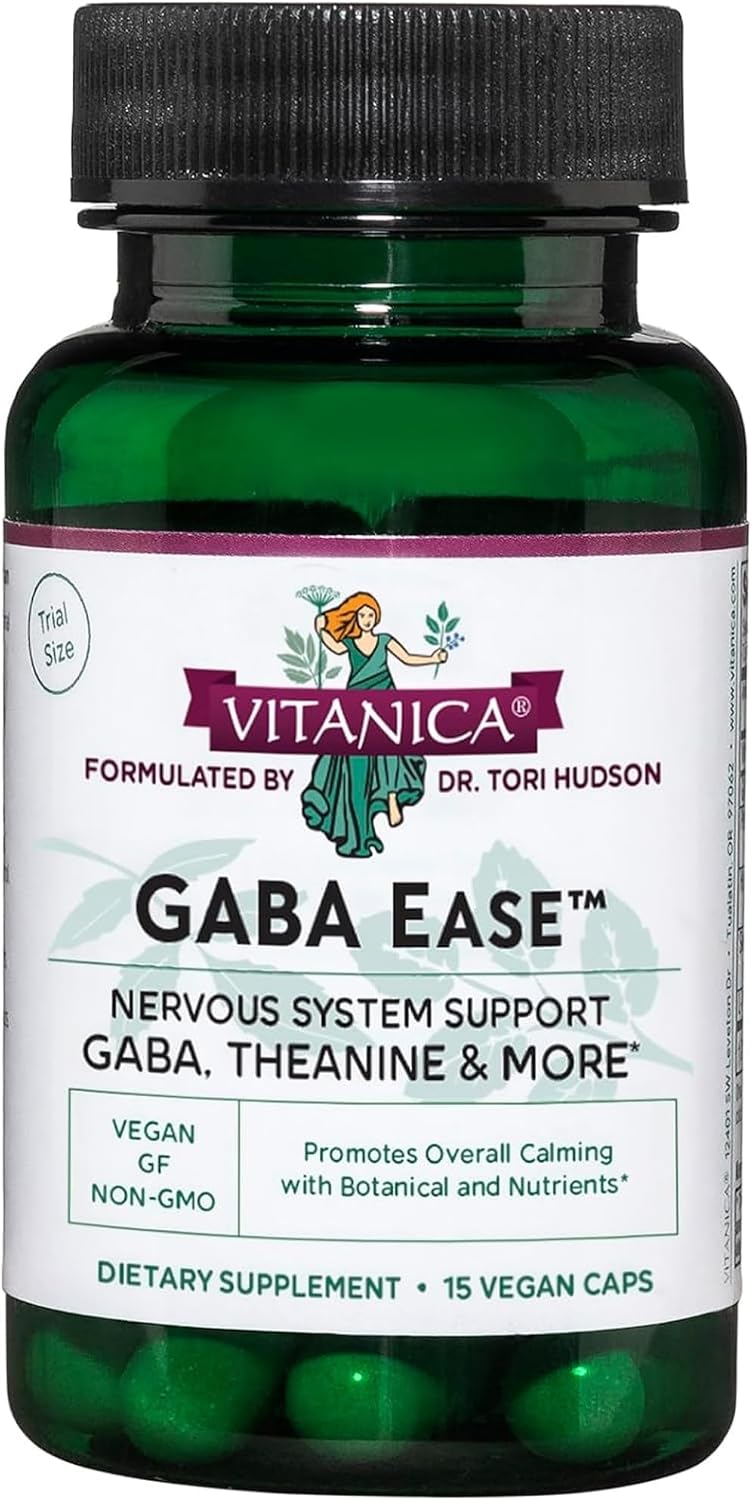 Vitanica GABA Ease - Calming Support Supplement (15 Vegan Capsules) - görsel 1