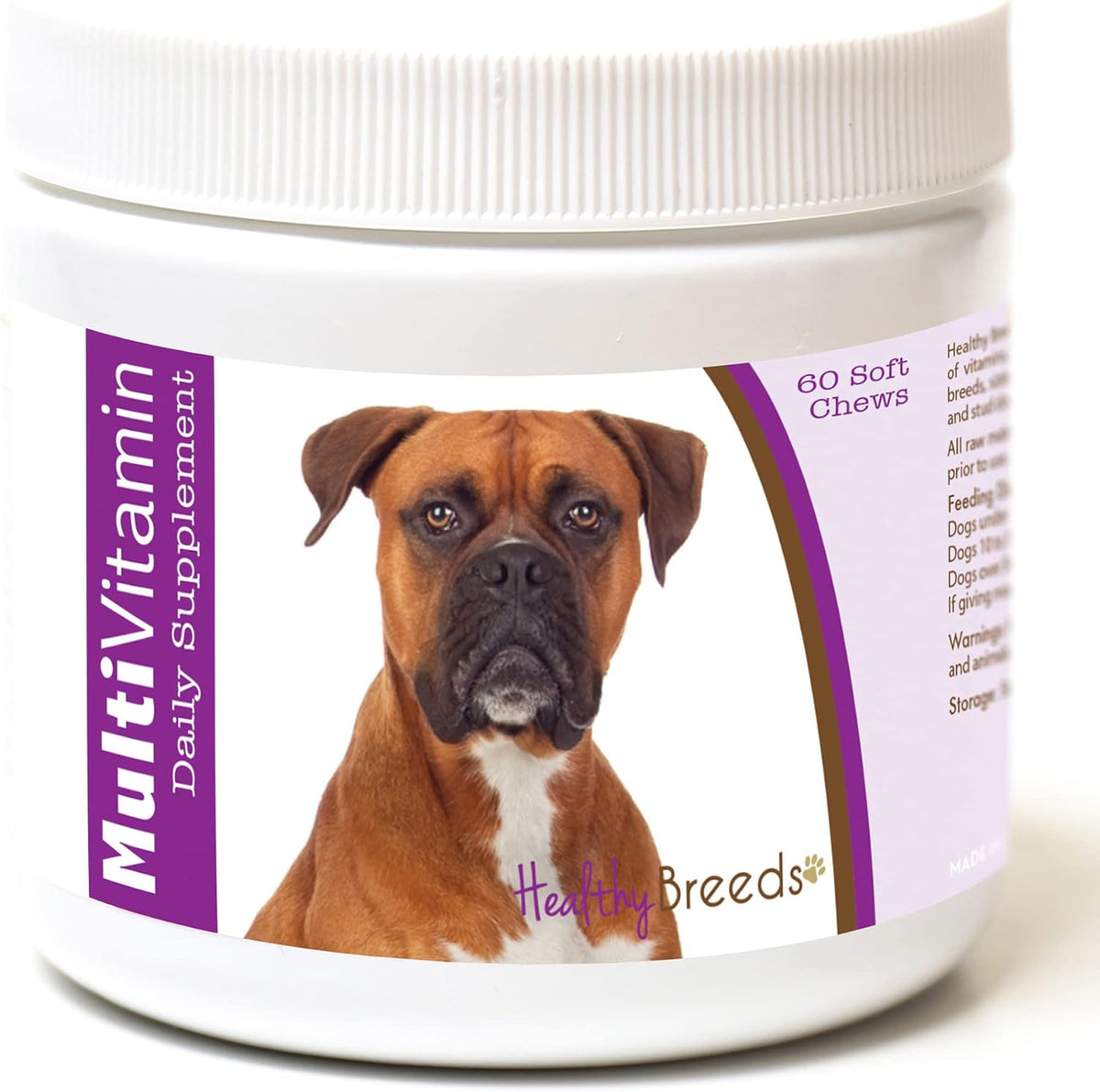 Healthy Breeds Boxer Multivitamin Soft Chews 60 Count - görsel 1