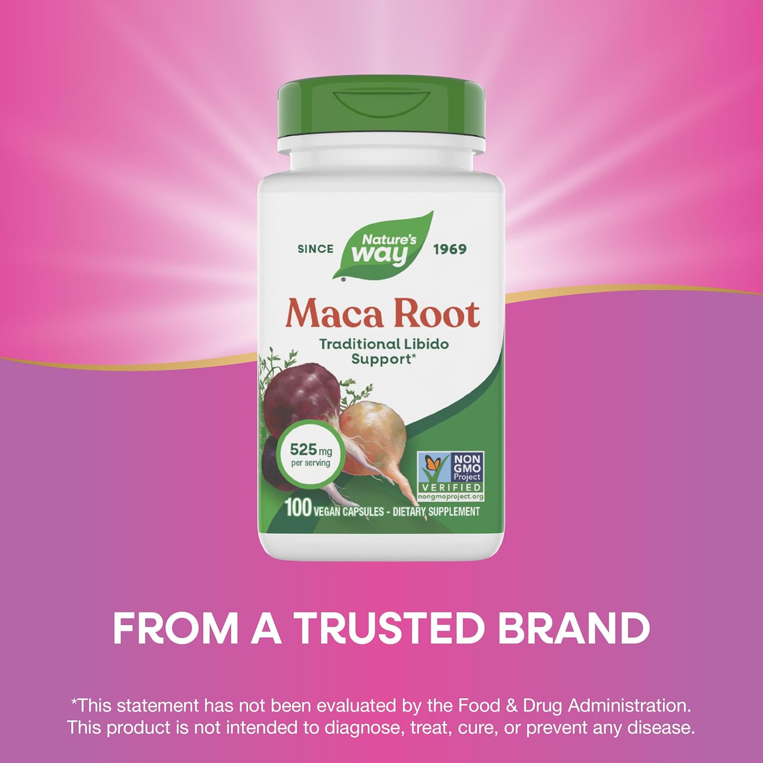 Nature's Way Maca Root, 525 mg, 100 Vegan Capsules - görsel 4