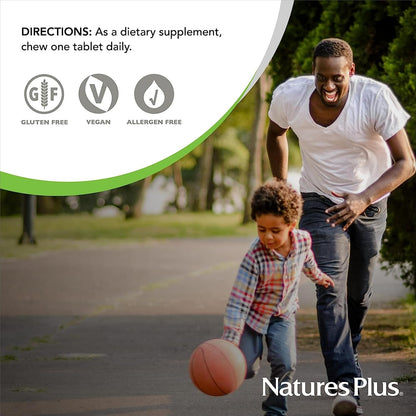 NaturesPlus Orange Juice Jr. Vitamin C Chewable Tablets – Pack of Two, 180 Chewable Tablets Each (360 Total Servings) – 100 mg – Vegetarian, Gluten-free