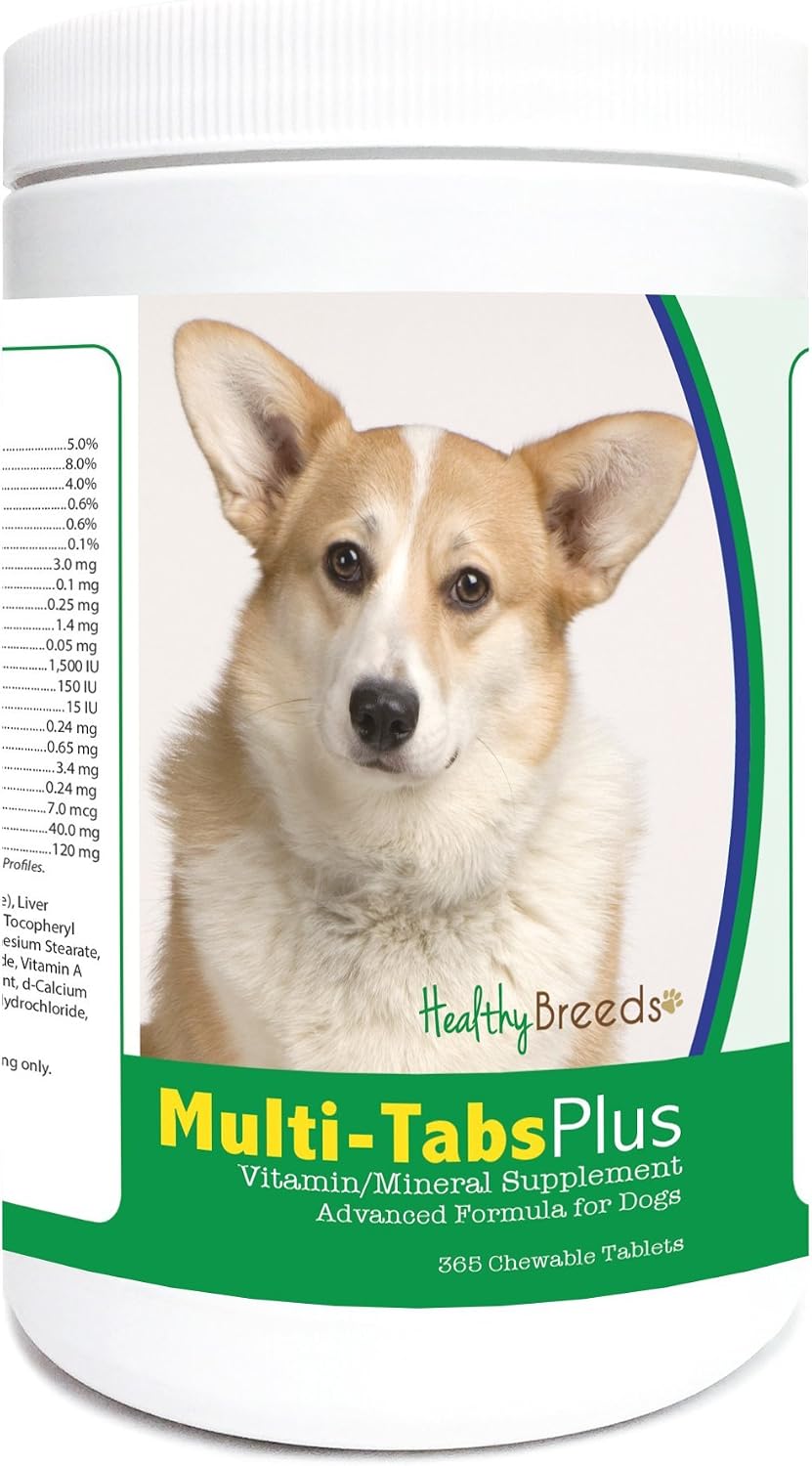 Healthy Breeds Cardigan Welsh Corgi Multi-Tabs Plus Chewable Tablets 365 Count - görsel 1