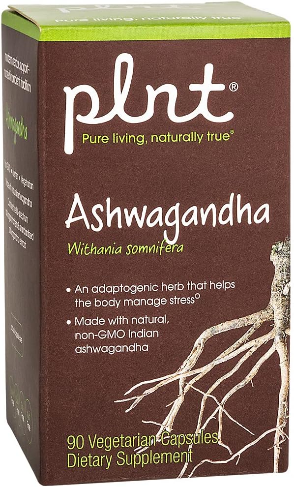 plnt Ashwagandha - 380mg per serving (90 Vegetarian Capsules) - görsel 1