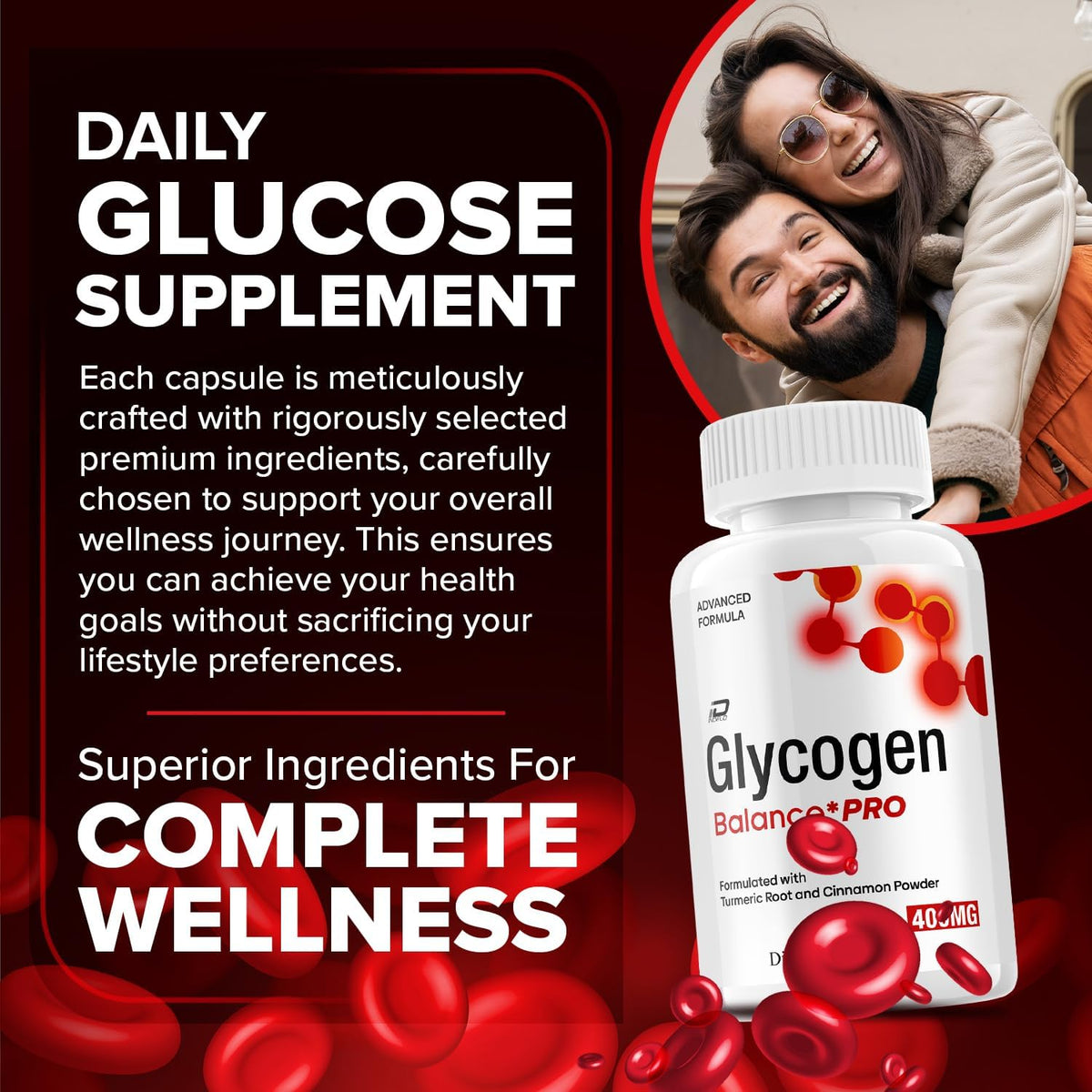 Glycogen Balance Pro Capsules – Advanced All-Natural Supplement (2 Pack, 120 Capsules) - görsel 2