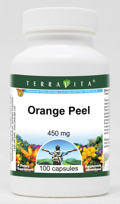 Orange Peel – 450 mg (100 Capsules)