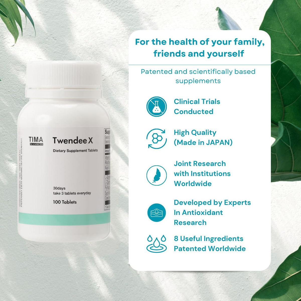 TWENDEE X – Japanese Patented Antioxidant Supplement for Heart, Brain, Immune & Eye Health - görsel 4