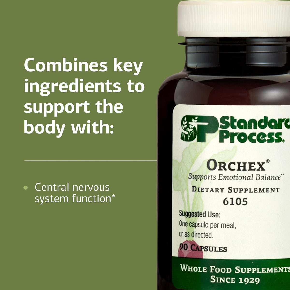 Standard Process Orchex - Nervous System Support with Niacin and Vitamin B6 - 90 Capsules - görsel 4