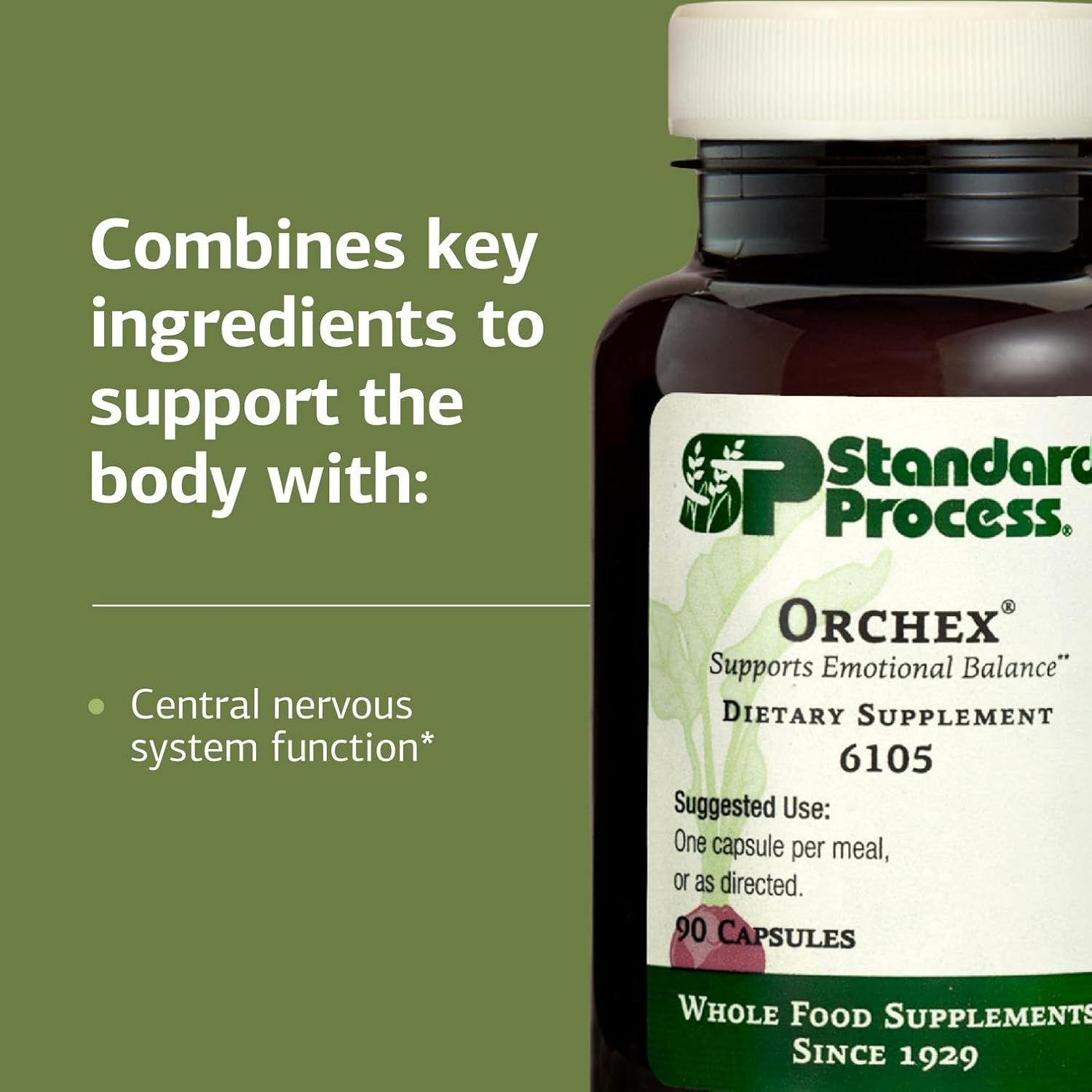Standard Process Orchex - Nervous System Support with Niacin and Vitamin B6 - 90 Capsules - görsel 4