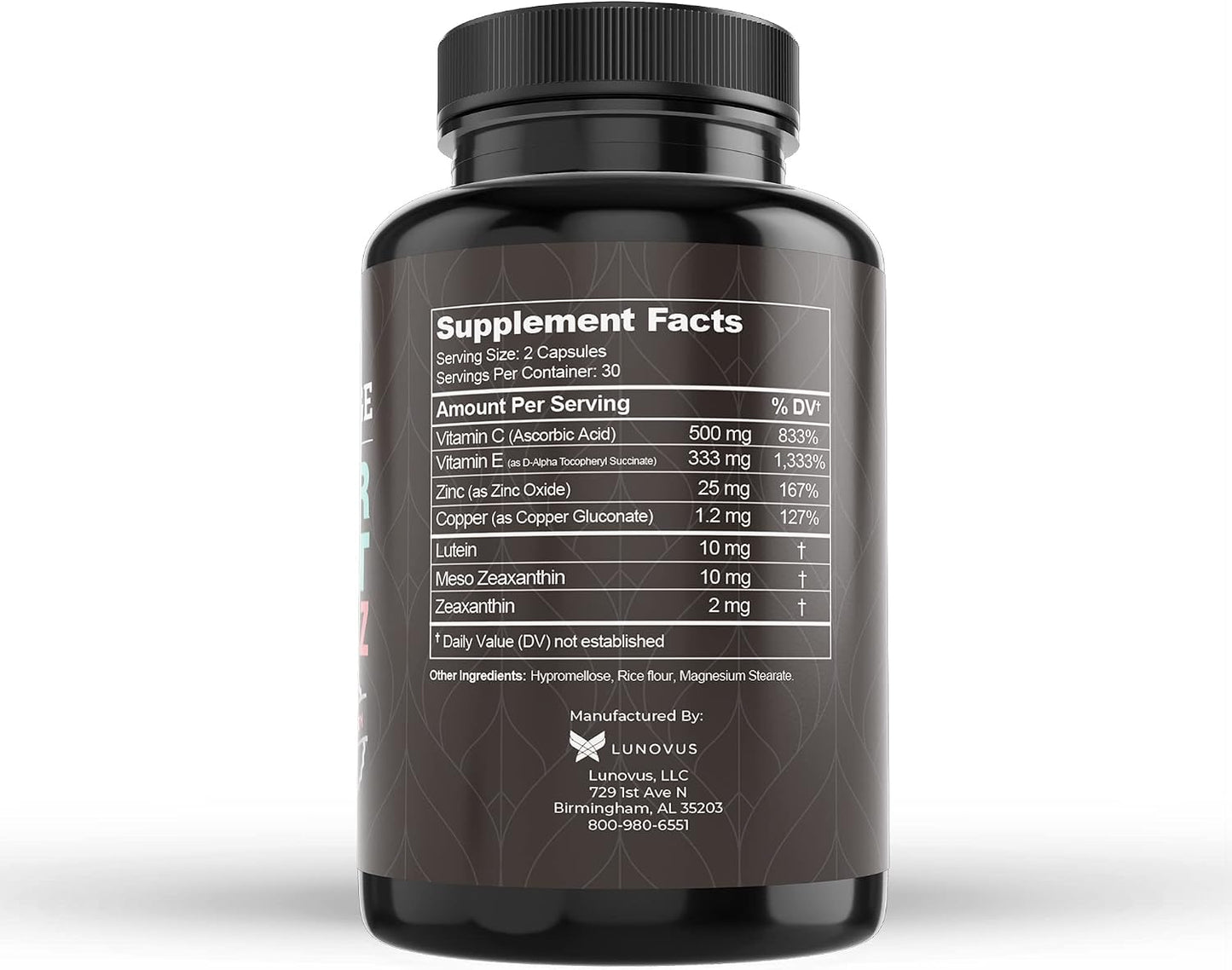 Visual Advantage® Macular Support + Meso-Z – Blue Light Eye Supplement with Triple Antioxidants (60 Capsules) - görsel 3