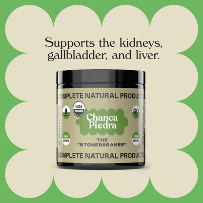 Complete Natural Products Chanca Piedra Organic Powder - Kidney and Gallbladder Support (227 g)