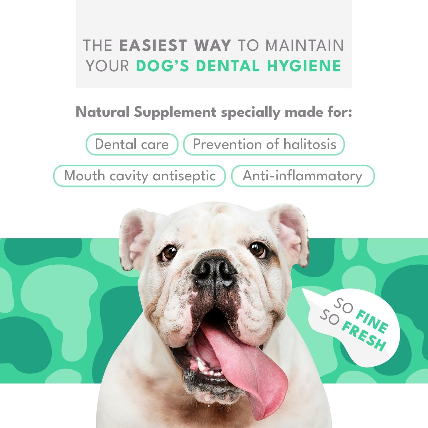 Natural PET Biodent Nutritional Supplement for Dogs – Chicken & Fine Herbs, 30 Sachets - görsel 2