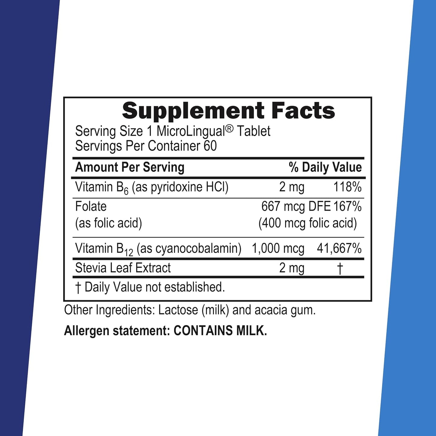 Superior Source No Shot Vitamin B12, B6 and Folic Acid Sublingual Tablets - görsel 2