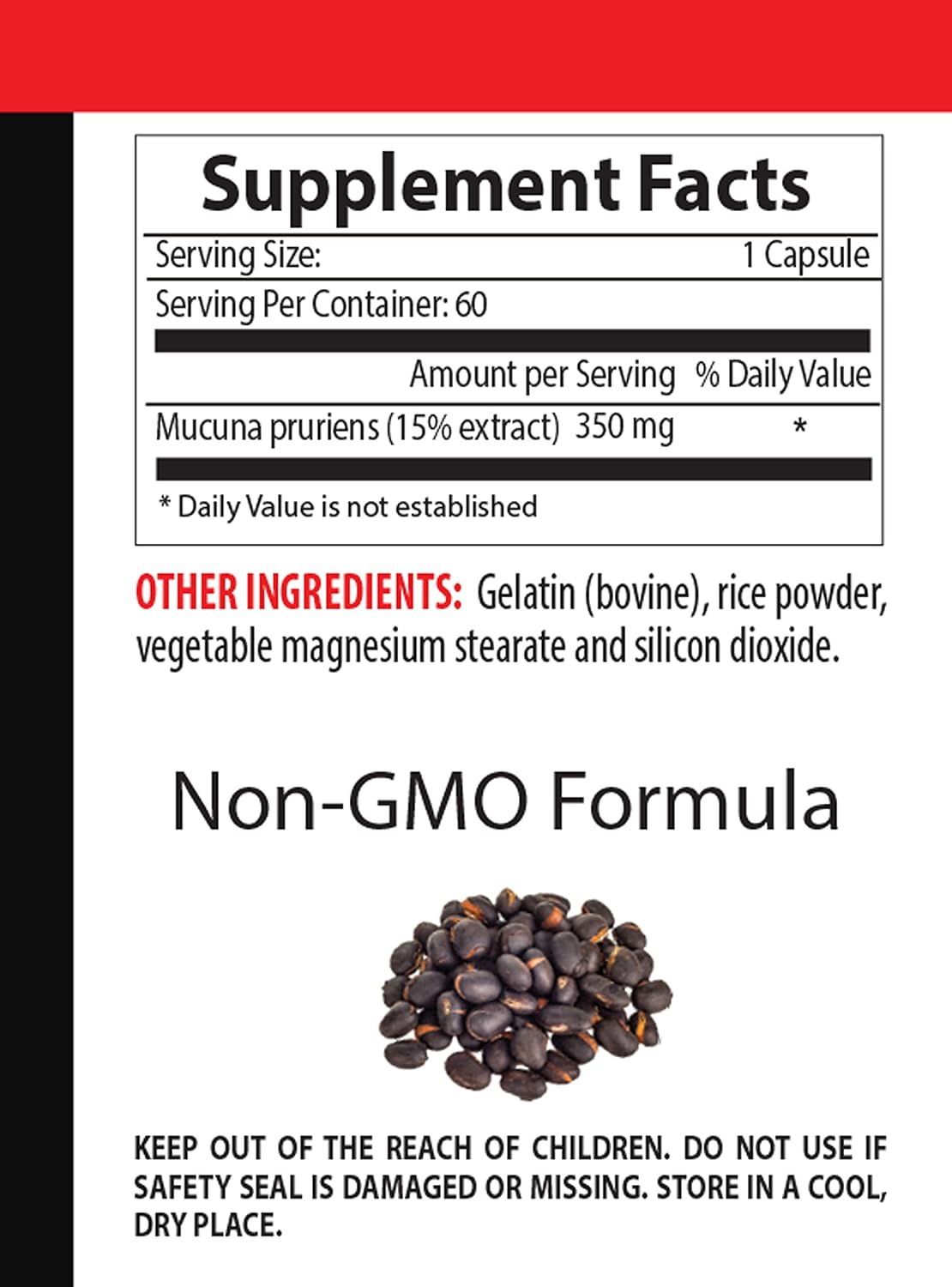 Mucuna Pruriens Extract - Velvet Bean Supplement - 120 Capsules - görsel 5