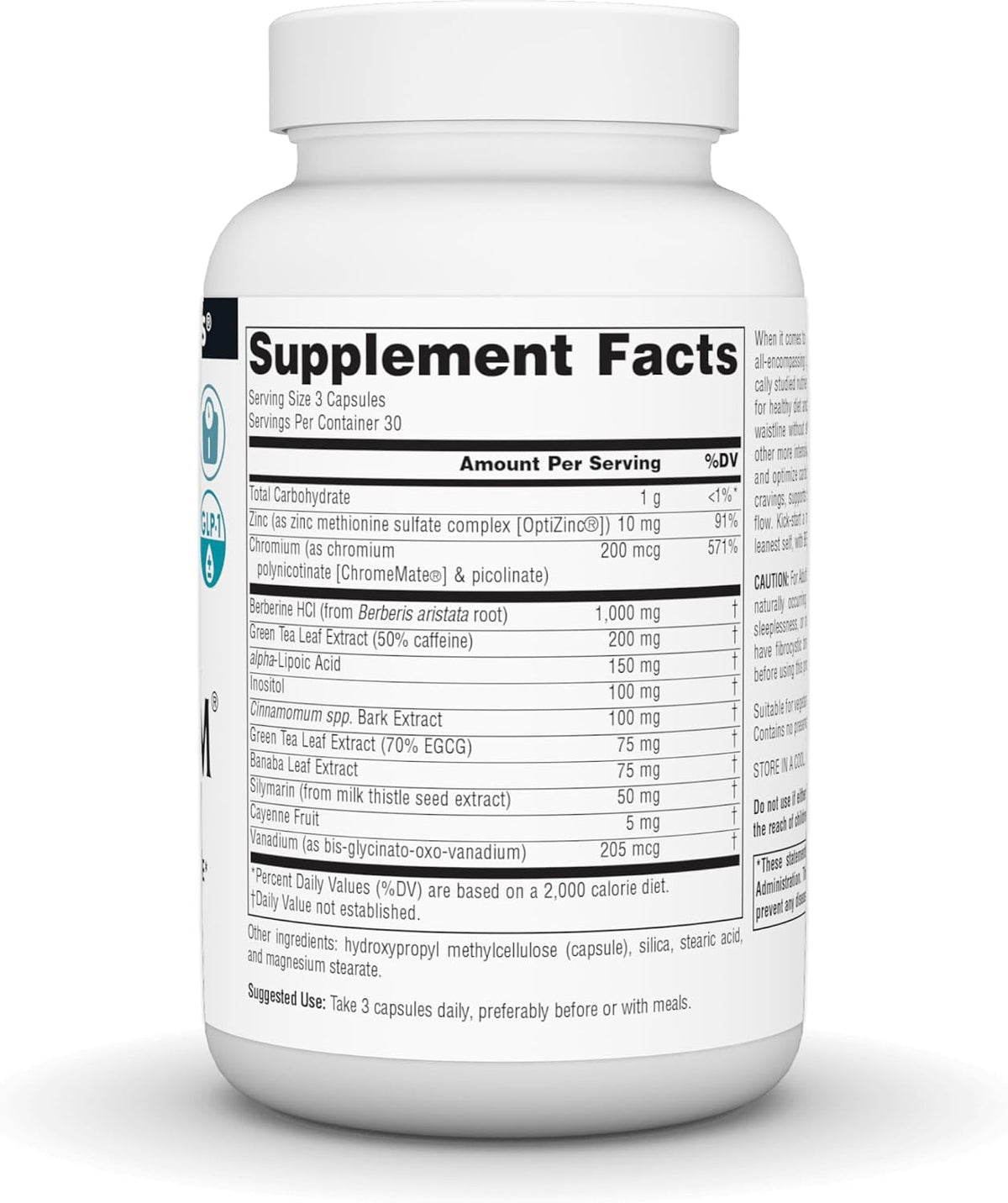 Source Naturals BerberTrim – Berberine Complex for Weight Management*, Vegetarian Capsules (90 Count) - görsel 3