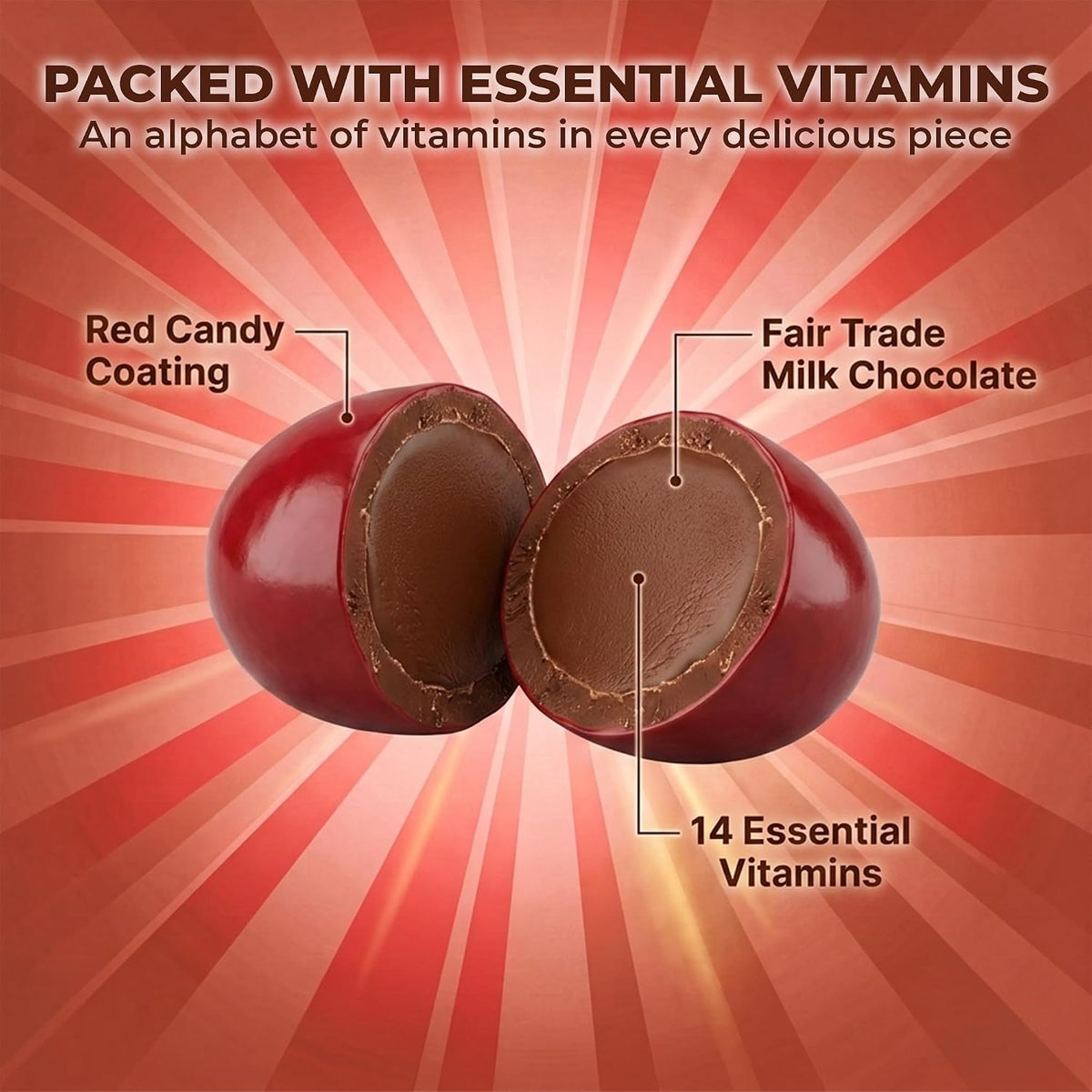 Good Day Chocolate Complete Multivitamin for Children, 50 Pieces - görsel 7