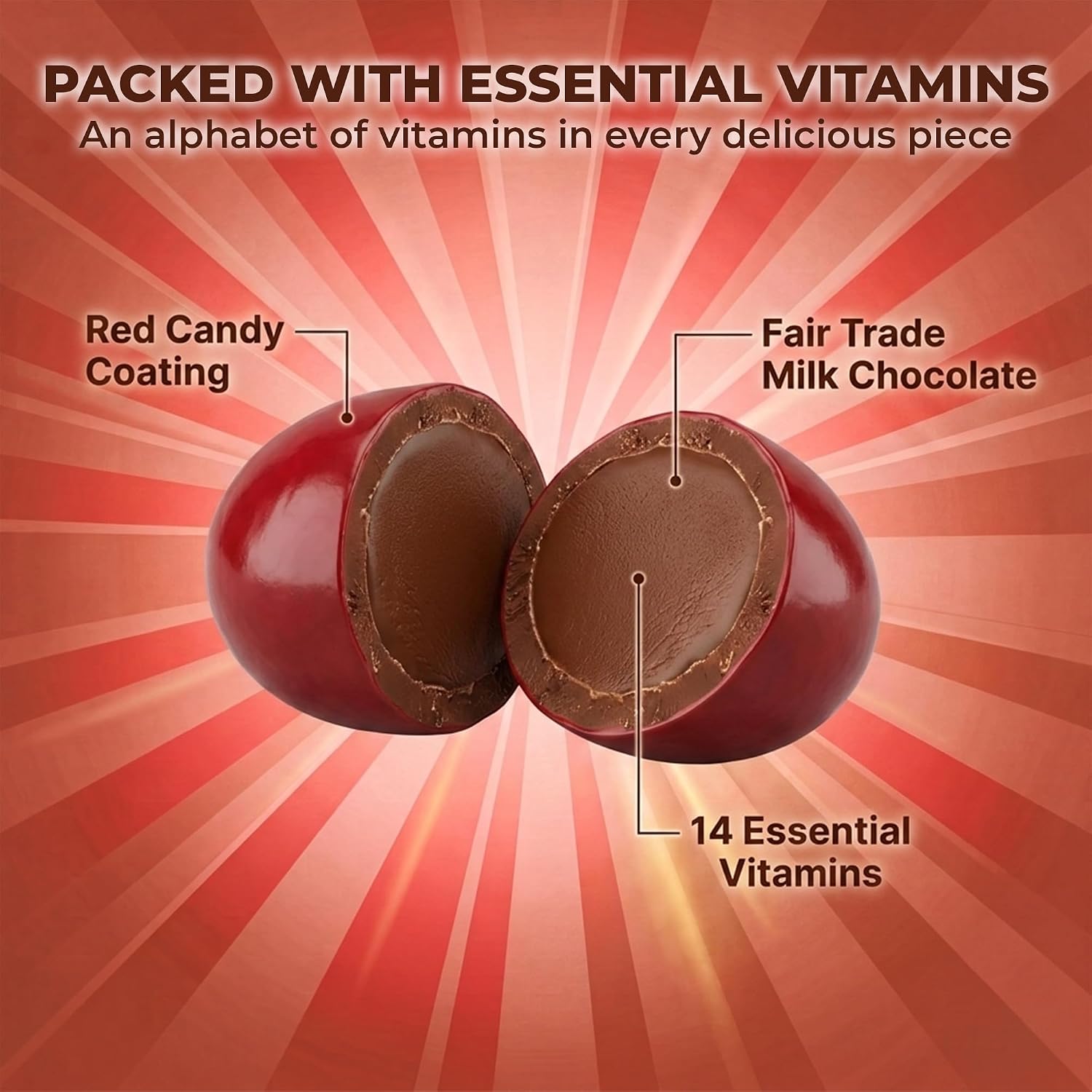 Good Day Chocolate Complete Multivitamin for Children, 50 Pieces - görsel 7