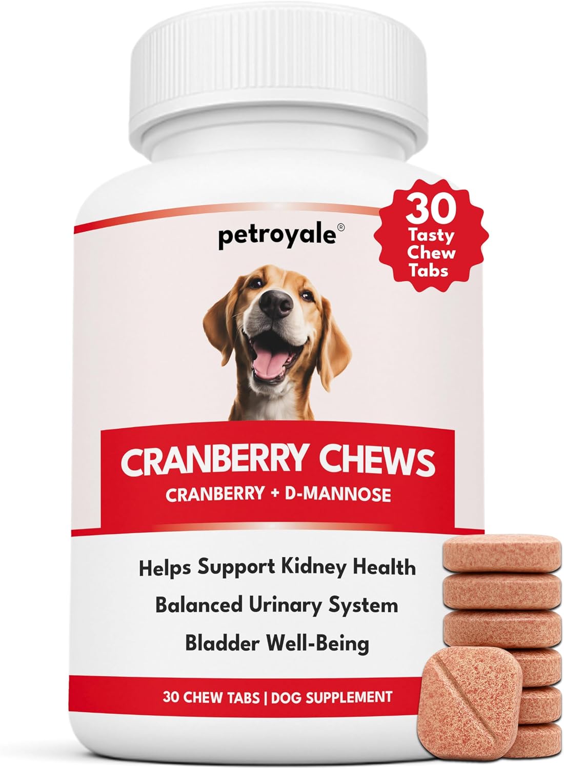 Petroyale Cranberry Chews for Dogs – Urinary Support & Bladder Health (30 Soft Chews) - görsel 1