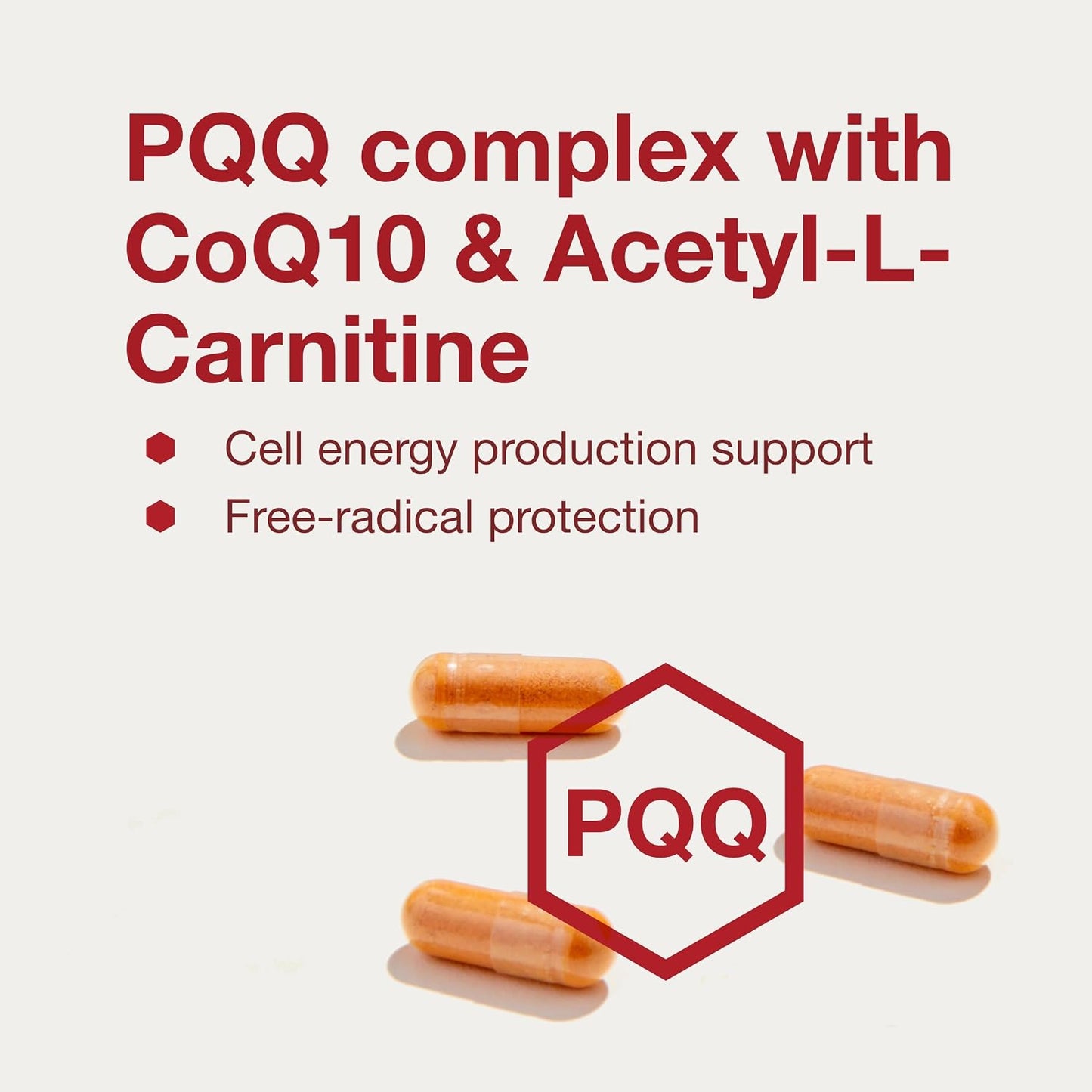 PROTOCOL FOR LIFE BALANCE PQQ Complex – Mitochondrial Health – with CoQ10 & L-Carnitine – B Vitamin – Supplement for Energy – 30 Veg Caps - görsel 4