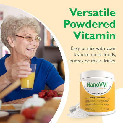 NanoVM Senior 71+ Allergen-Free Multivitamin Powder, 275 g