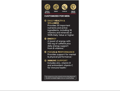 GNC Mega Men Multivitamin for Men | Energy and Metabolism | Once Daily
