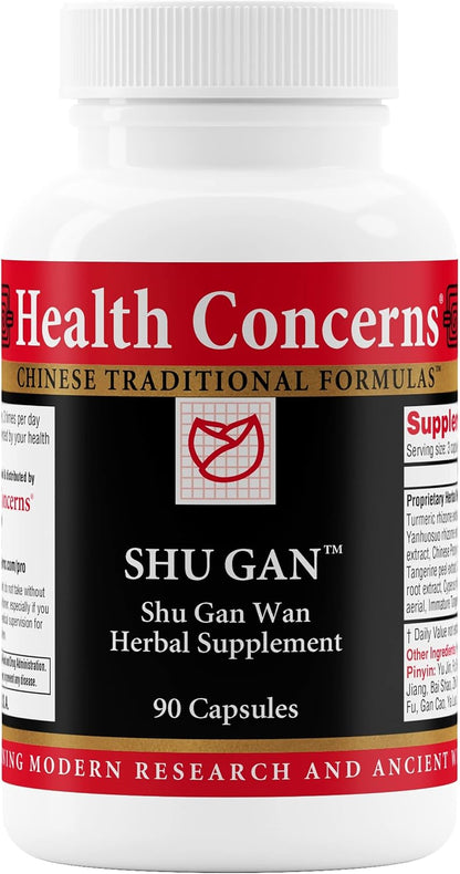 Health Concerns Shu Gan – Liver Support & Digestion Relief – 90 Capsules