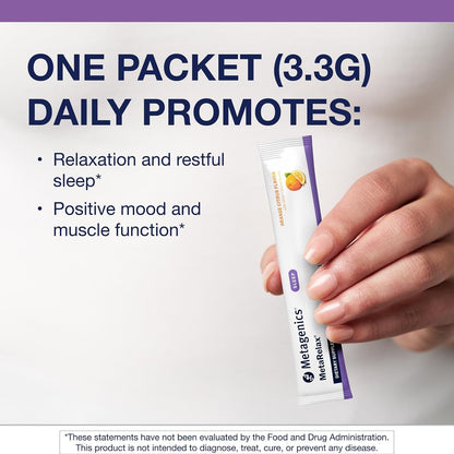 Metagenics MetaRelax - Magnesium Powder for Relaxation, Sleep Support & Mood Balance