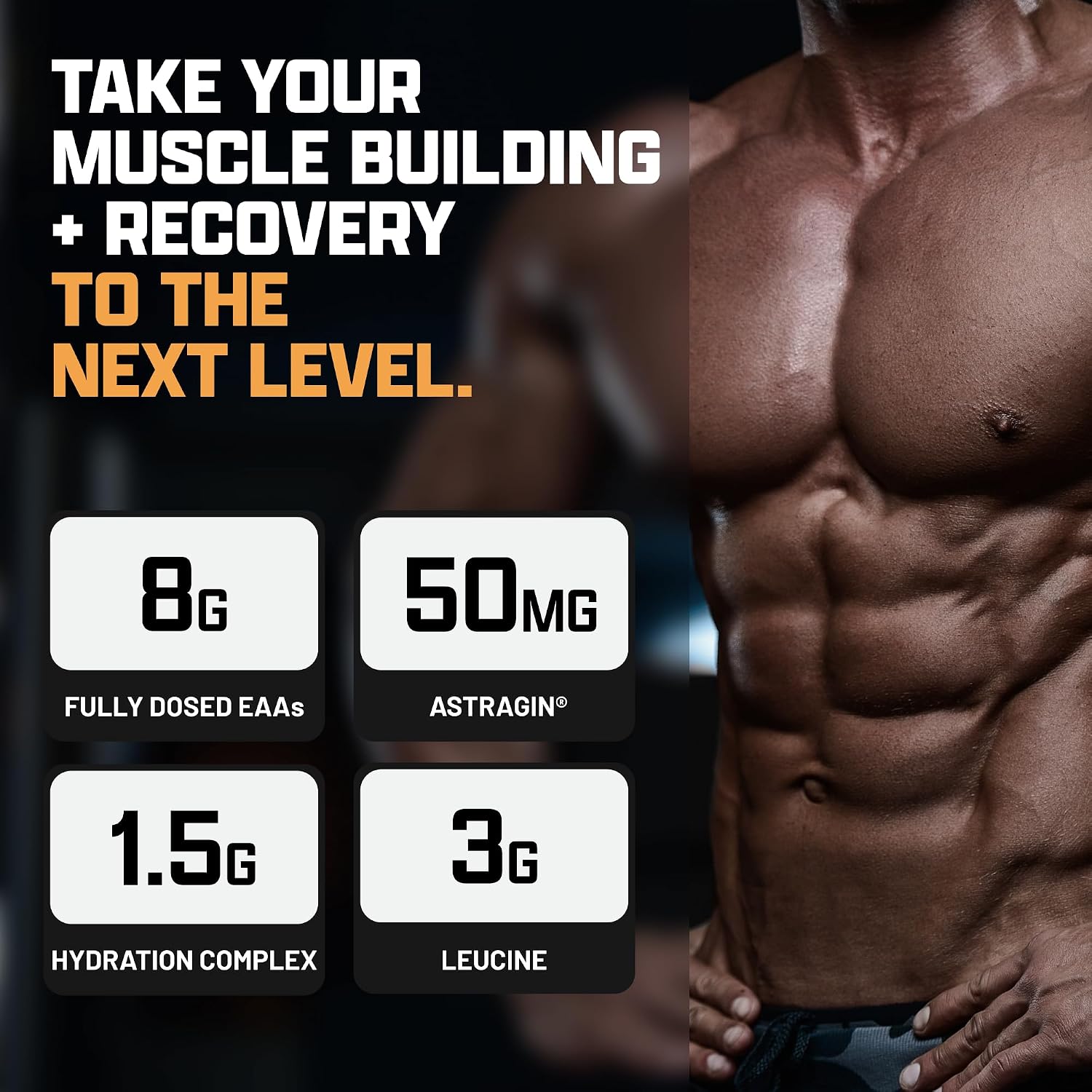 Nutrex Research EAA Hydration - 8g EAAs + BCAAs with Electrolytes, Mango, 30 Servings - görsel 4