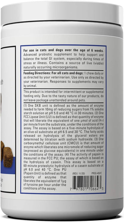 Vet Classics Protegrity GI Probiotics for Dogs and Cats - 45 Soft Chews