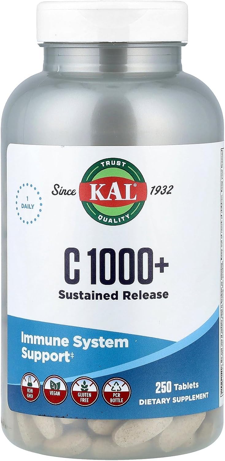KAL C 1000+ Sustained Release, 250 Tablets - görsel 1