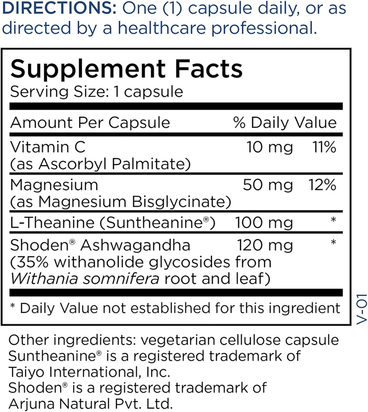 Metabolic Maintenance Ashwagandha Plus - Shoden Extract, L-Theanine & Magnesium - Stress Support - Vegetarian Capsules - Hypoallergenic Formula - 60 Servings - görsel 5
