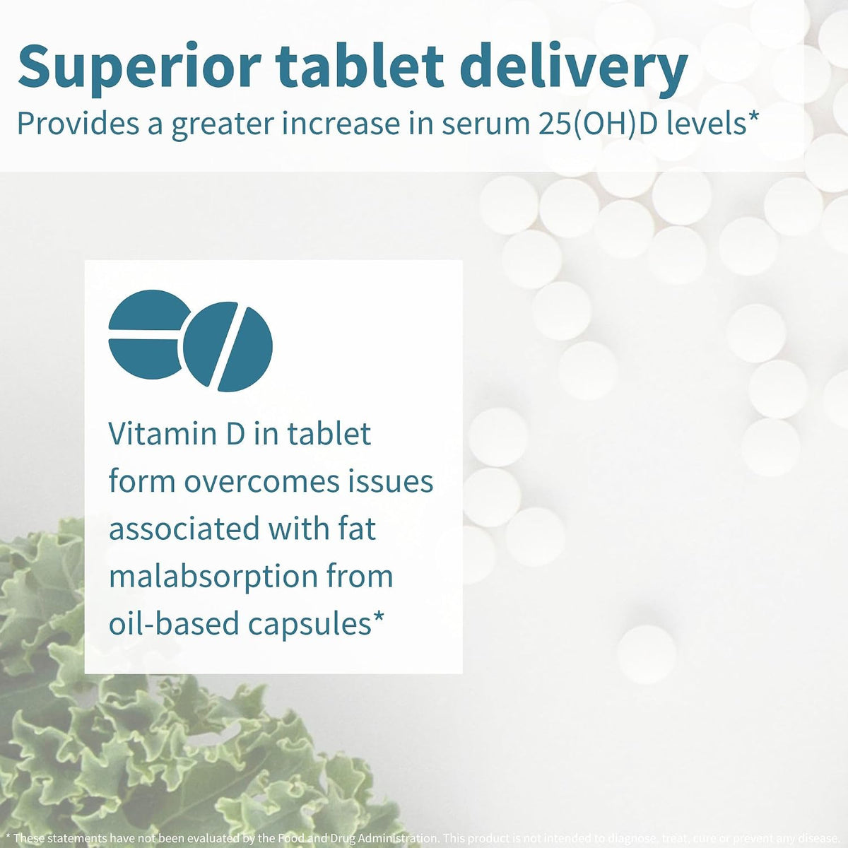 Igennus Natural Vegan Vitamin D3 1000IU, Clean Label, 365 Tablets (One-Year Supply) - görsel 4