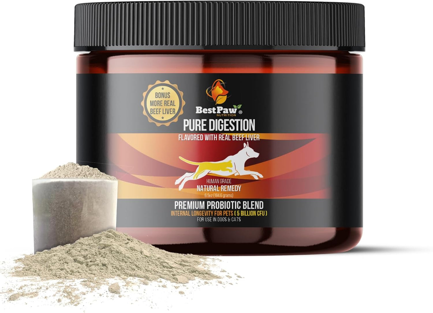 Best Paw Nutrition Probiotics for Dogs – Digestive Enzymes & Probiotics Powder - görsel 1
