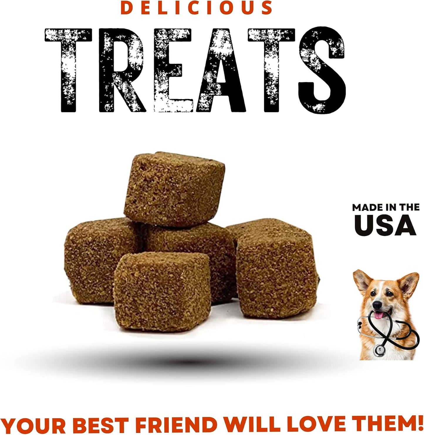 Larry 8-in-1 Multivitamin Dog Supplement - 120 Salmon Soft Chews - görsel 8