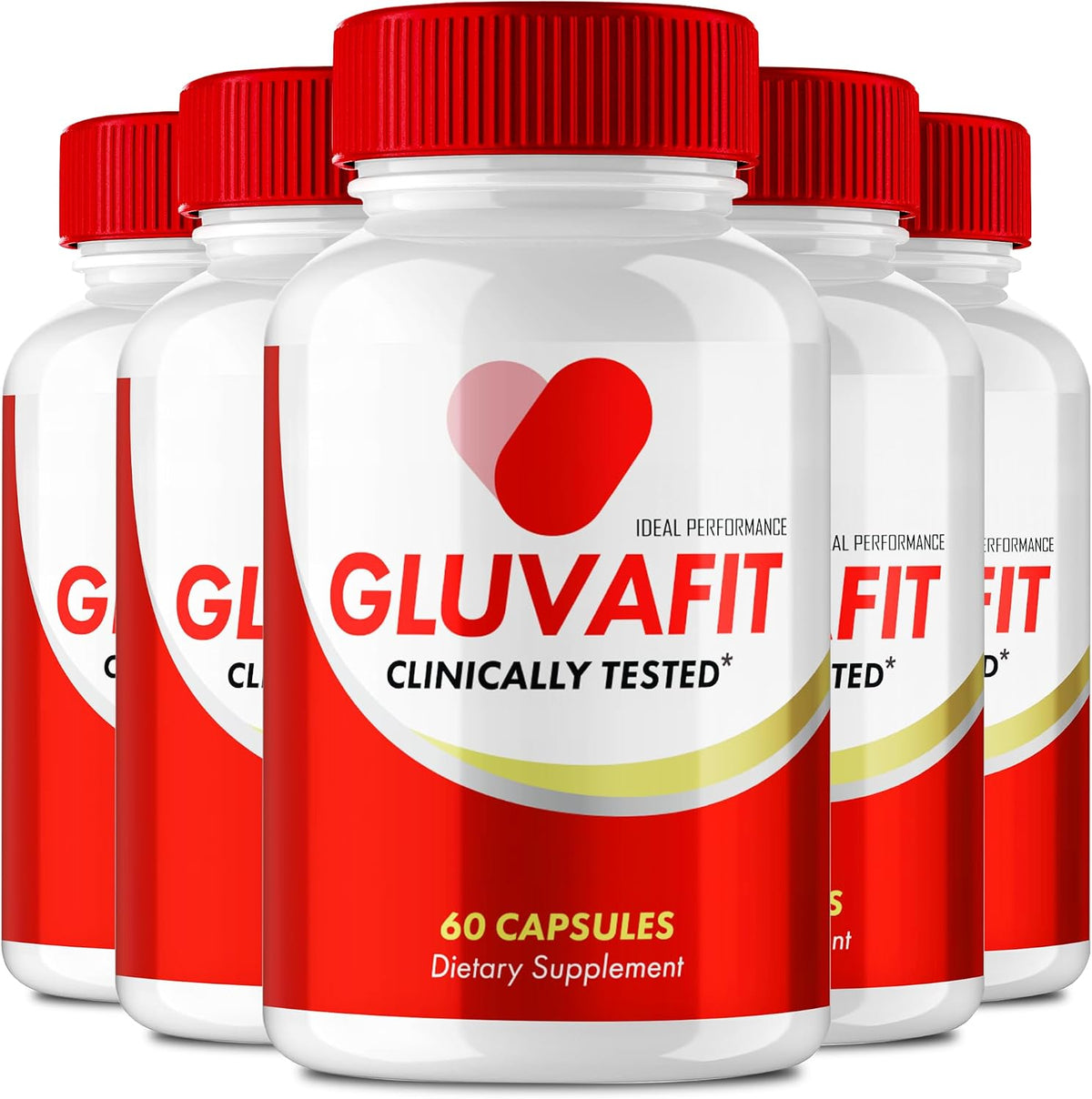 Gluvafit Advanced Blood Formula Capsules – Maximum Strength, All-Natural (5 Pack) - görsel 1