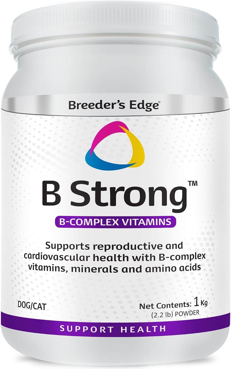 Breeder’s Edge B Strong Powder, B Complex Vitamin Supplement for Dogs and Cats, 1kg - görsel 1