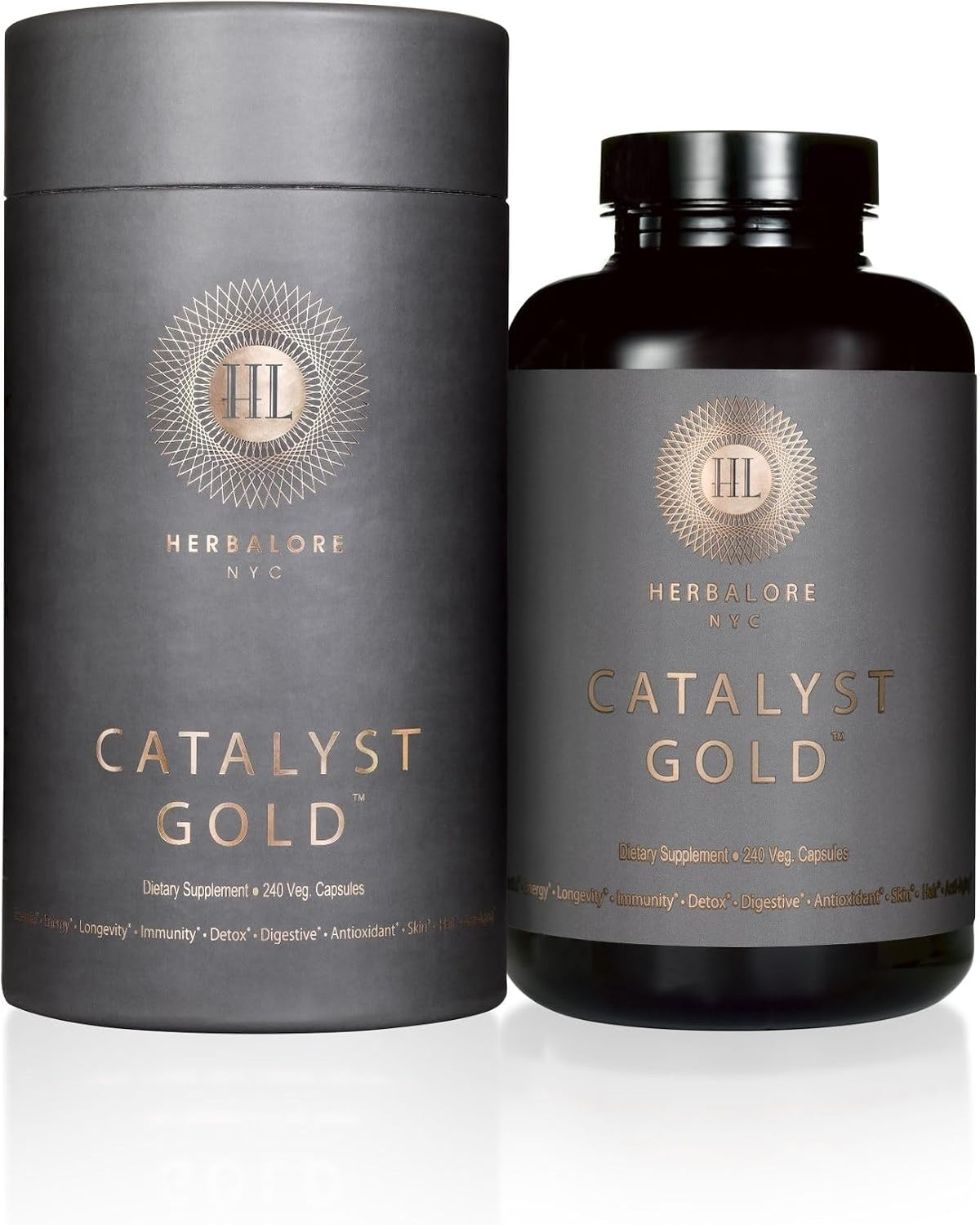 Natural Catalyst Gold Superfood Supplement for Immunity, Digestion, Hair, Skin and Nails (240 Capsules) - görsel 2