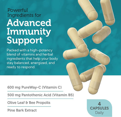 Zahler Immune Defence, Immune System Support, 120 Capsules
