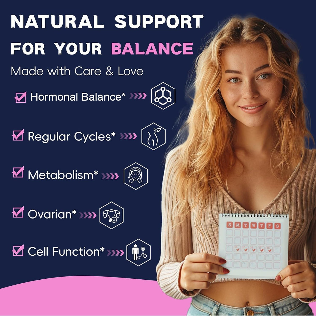 Totaria Inositol Food Supplement for Women with Vitamin D3 and Folate - 40:1 Ratio Myo-Inositol and D-Chiro Inositol Complex - Vitamin B8 Capsules (Pack of 2) - görsel 6