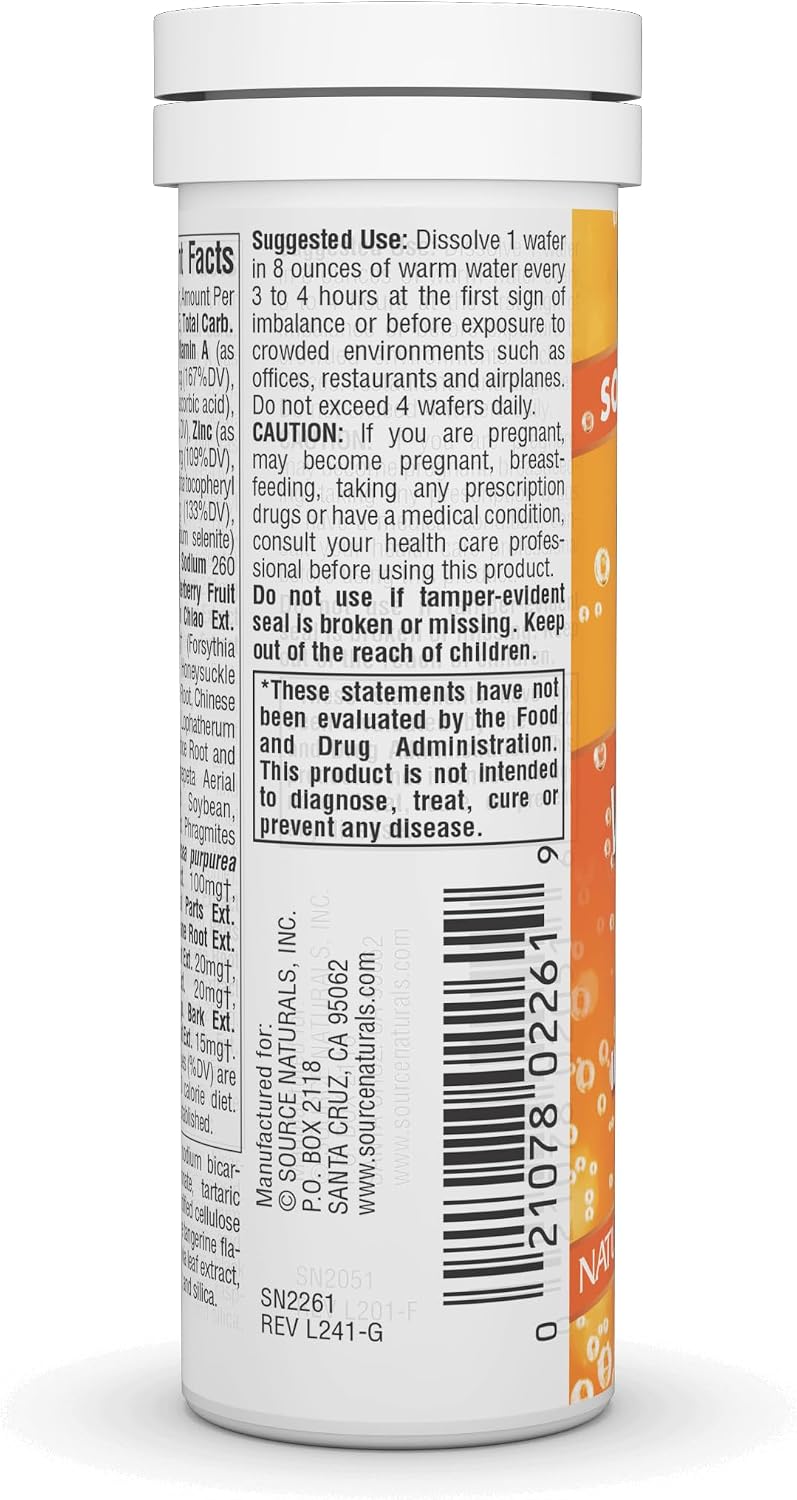 Wellness Fizz, Tangerine - 10 Wafers - görsel 3