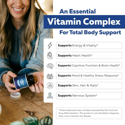 BioActive Vitamin B Complex - Blood Stream Ready, Methylated B Complex - Featuring Methylfolate, 3 BioActive Forms of B12, – Image 4