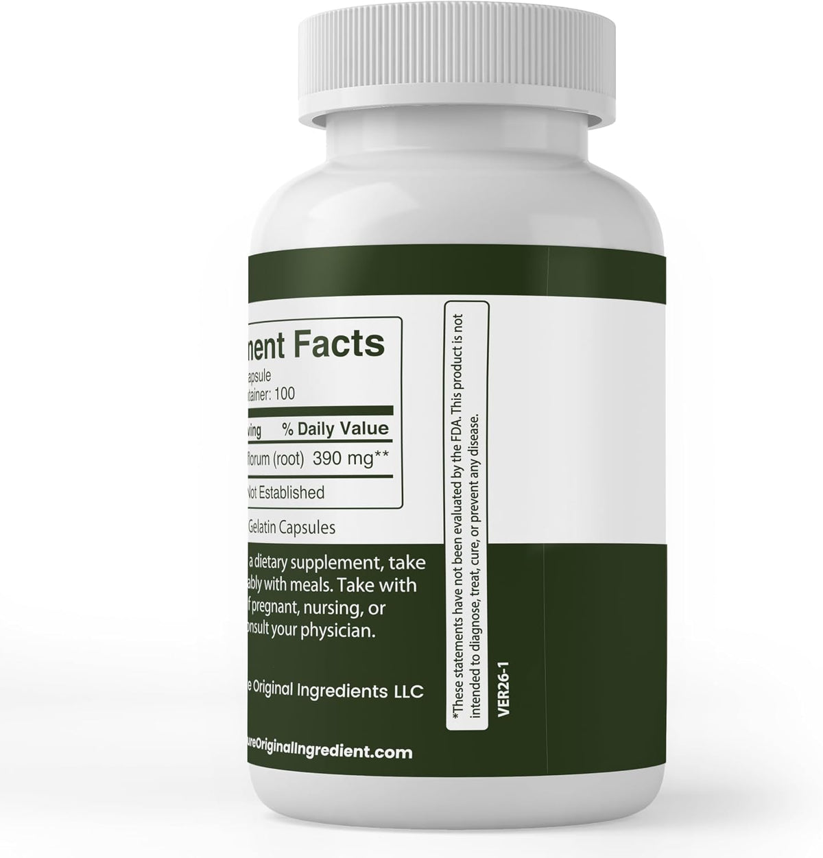 Pure Original Ingredients Fo-Ti (He Shou Wu) – 100 Capsules - görsel 3