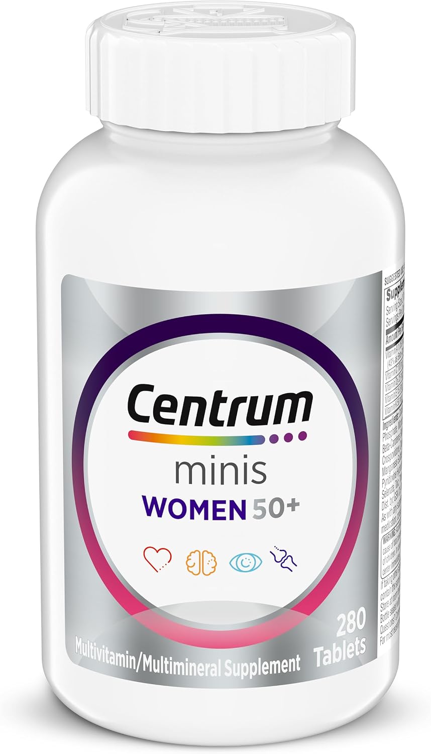 Centrum Minis Silver Women's Multivitamin for Women 50 Plus, 280 Tablets - görsel 1