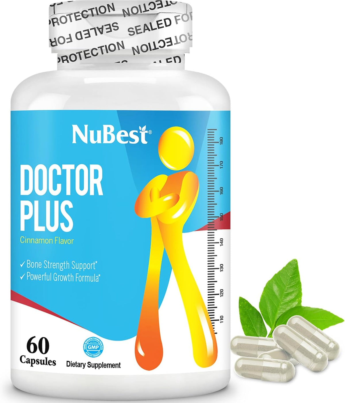 NuBest Doctor Plus - Bone Strength Supplement with Calcium, Vitamin D3, Vitamin K2 (MK7), Magnesium, 60 Capsules - görsel 9