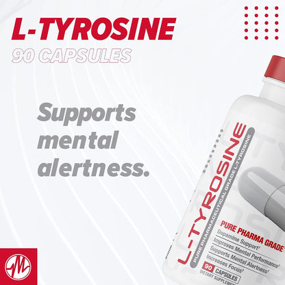 Metabolic Nutrition L-Tyrosine, 500mg, 90 Capsules