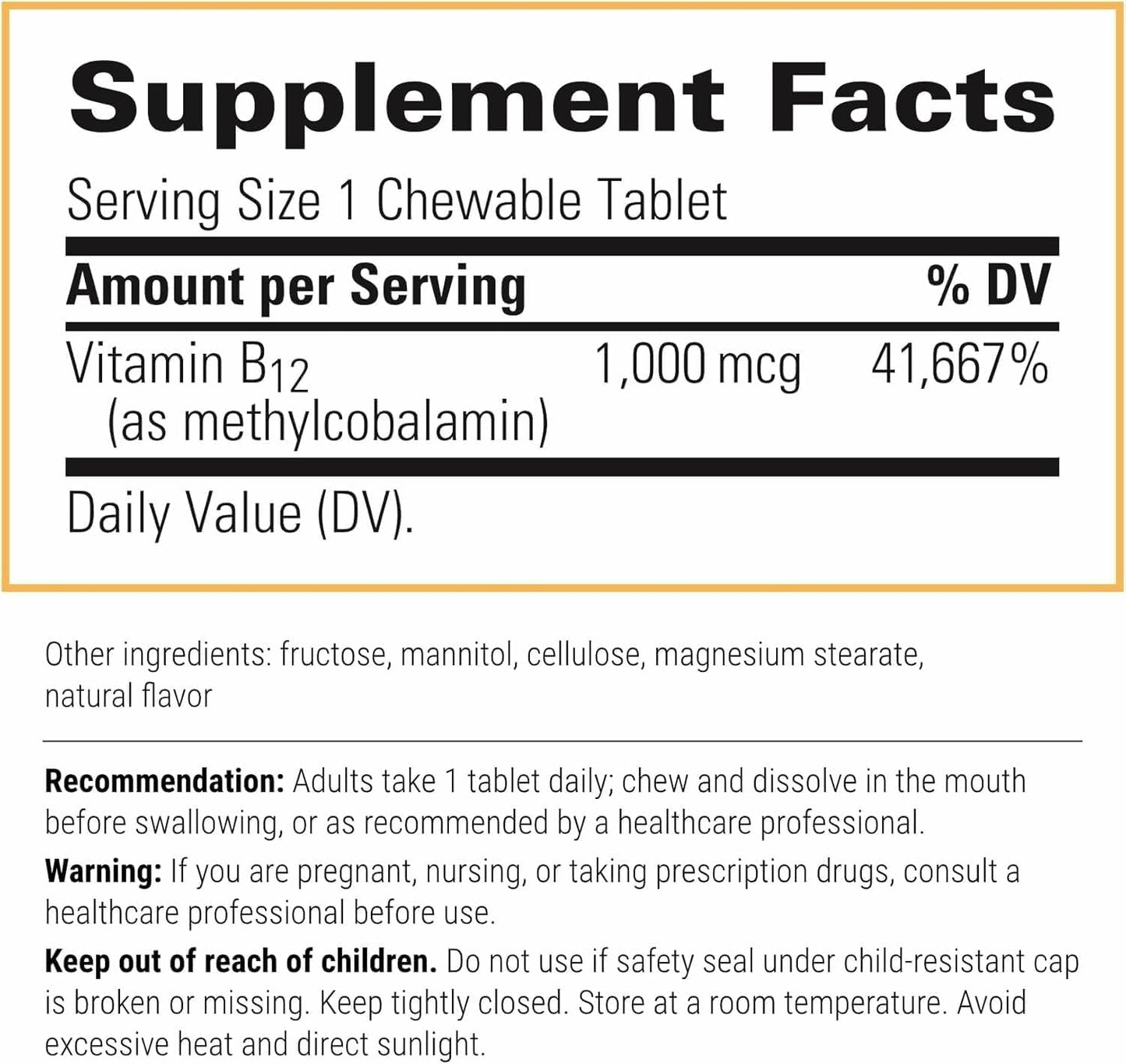 B12-Active Chewable Tablets – Methylcobalamin for Nerve Function - görsel 2