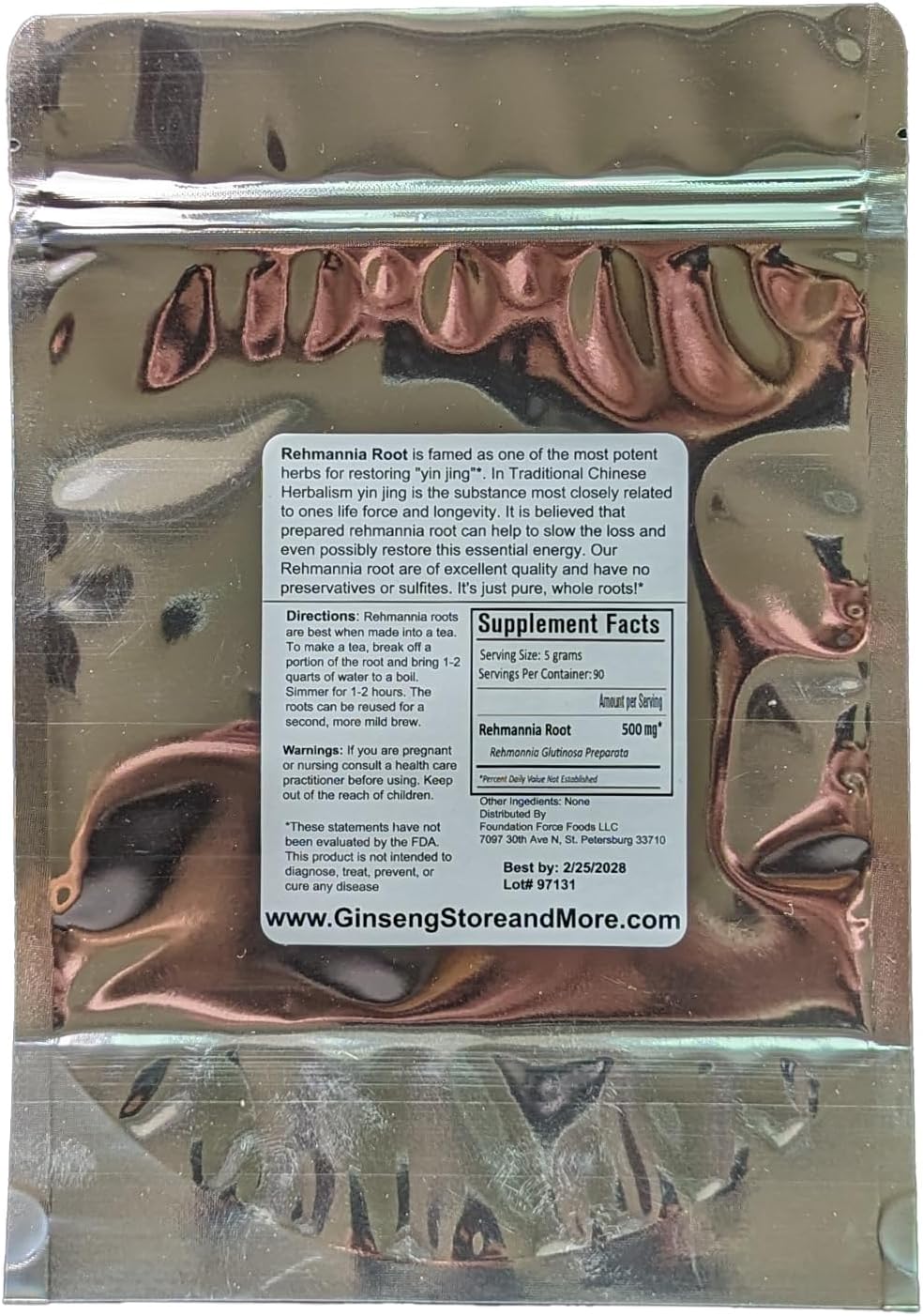 1lb Rehmannia (Prepared) | Shu Di Huang Radix Rehmannia glutinosa preperata | Traditionally Prepared, Premium Grade Large, Preservative Free | Uses for Yin Jing, Energy, Health for Men & Women - görsel 4