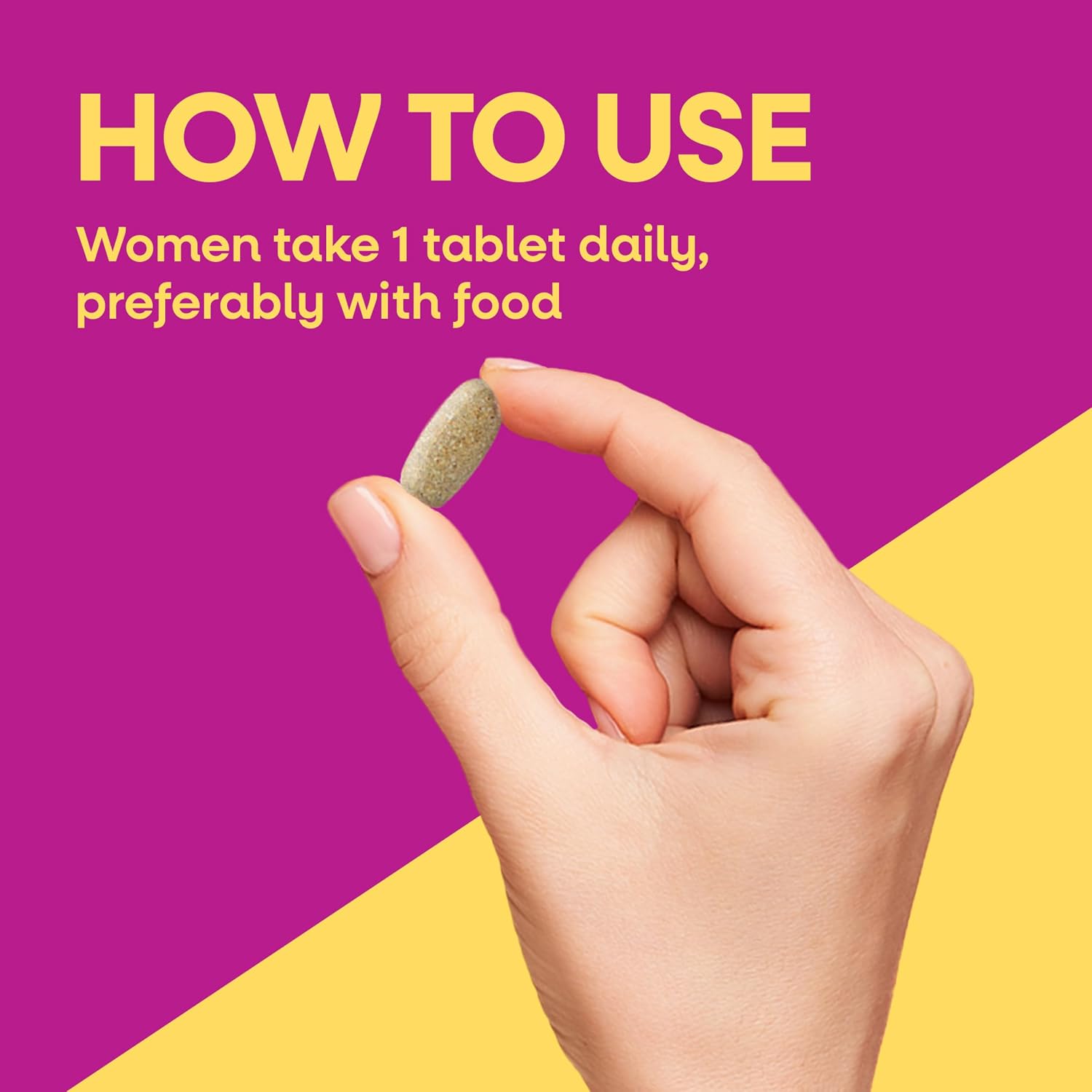 Nature's Way Alive! Complete Multivitamin for Women, Daily Women's Vitamin for Cellular Energy Metabolism, Hair, Skin & Nails, with Superfood Antioxidants, 130 Tablets - görsel 5