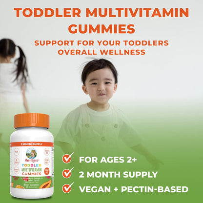 MARYRUTH'S Sugar Free Vitamin Gummies for Kids Age 2+ - Multivitamin with Vitamin C, D3, Zinc - 60 Count