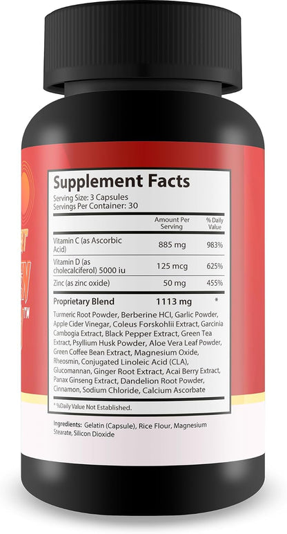 Nerve Support Nervogen Pro Max - Premium Nerve Health Support Formula with Vitamin C, Vitamin D, Turmeric