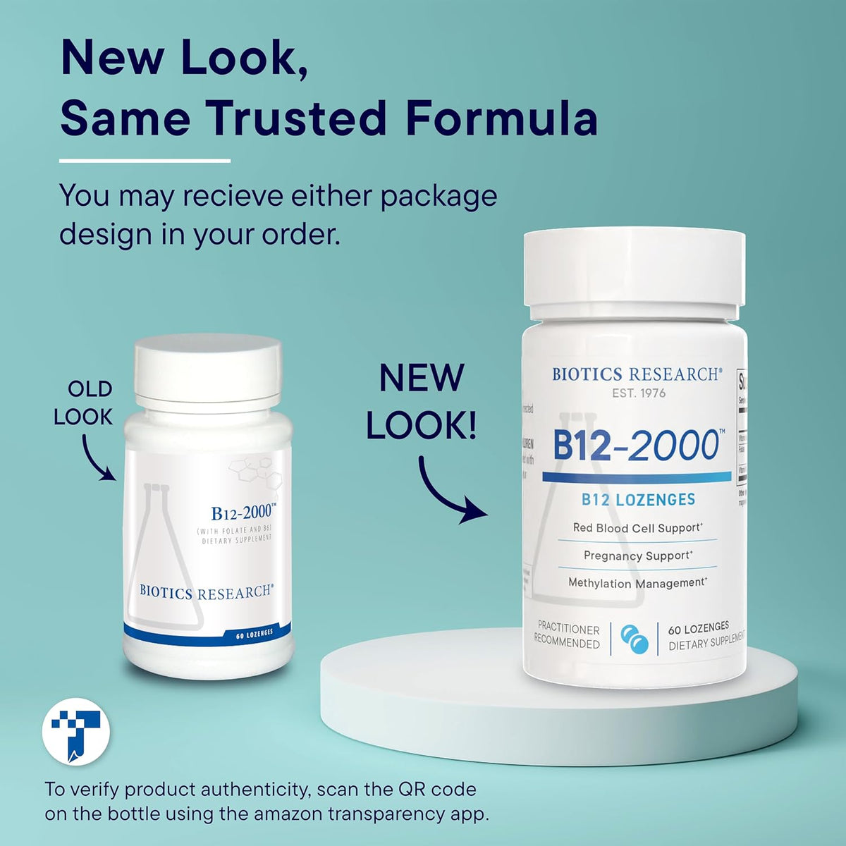 Biotics Research B12-2000 Vitamin B12 2000 mcg, B6, Folate Sublingual Lozenges - Berry Flavour, 60 Count - görsel 8